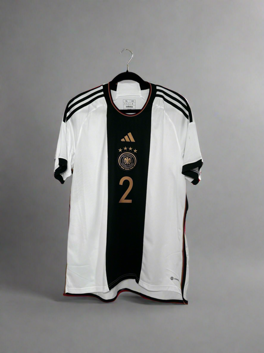 Germany Rudiger #2 - adidas - 2022/2023 - HOME Kit | eBay