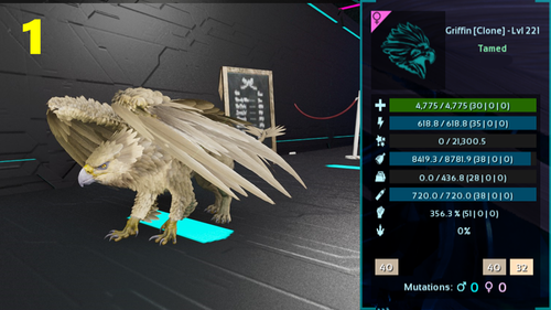 ✅Ark Ascended PVE Griffin – Top Stat New Colors! – Fast In-Game Delivery✅ - 第 6/14 張圖片