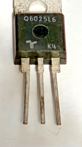 TECCOR TRIAC Q6025L6 EQUIVALENT TO NTE56021 USED IN VARIOUS APPLICATIONS