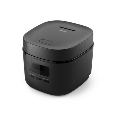 Philips Mini Reiskocher 3000 Series, 400 W, schwarz (HD3080/80)