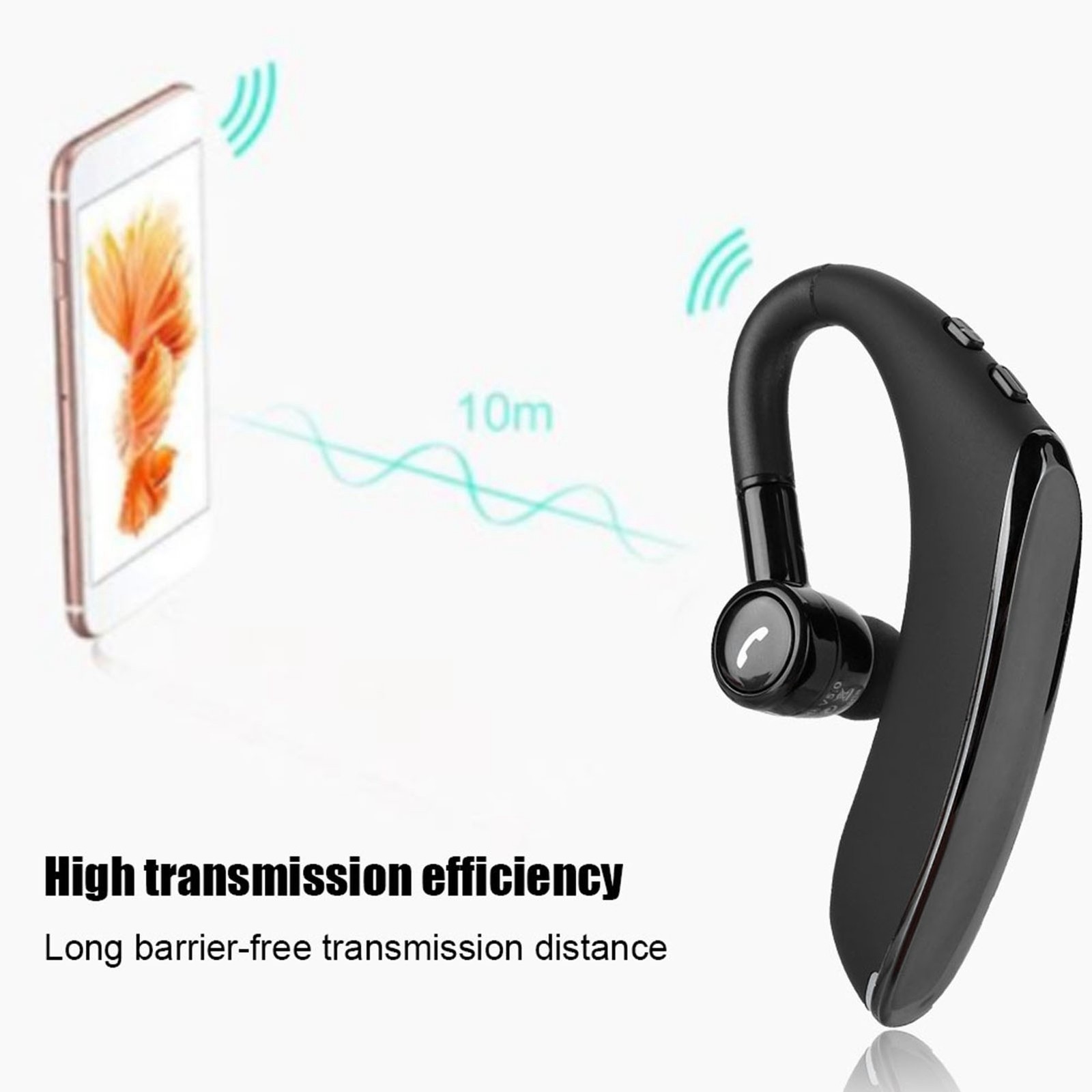 Wireless Bluetooth 5.0 Headset Stereo Hands Free Earphone F900 Business