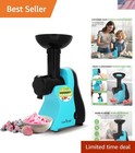 Blue Frozen Dessert Machine Effortless Ice Cream Smoothies  Slushies at Home