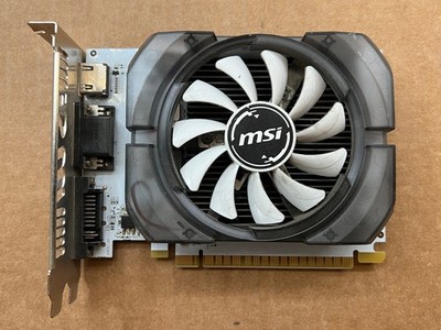 MSI NVIDIA GEFORCE GT 730 N730-4GD3V2 4GB DDR3 WHITE VIDEO CARD