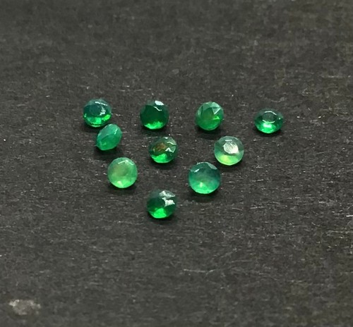 AAA Natural Ethiopian Green Fire Opal Round Cut Loose Gemstone For All Jewelry - Picture 16 of 20