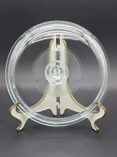 Vtg Pyrex G1C A Corning Ware for 2.5 QT Clear Glass Ribbed Replacement Lid