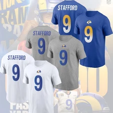 HOT SALE! Mat.thew Staf.ford #9 Los An.ge.les Rams 2025 Name & Number For Fans