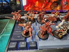 Khorne Berzerkers World Eaters painted Warhammer 40k Chaos Space Marines 10x 10x