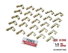 Ton's Performance 90 degree brass Straight Distributor/Coil Terminals for 7mm