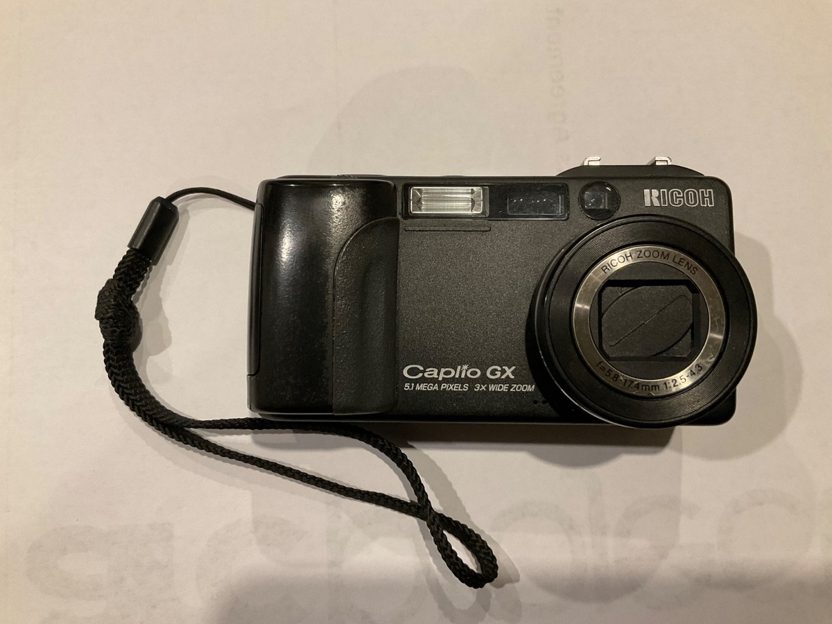 Original Ricoh Caplio GX Digital Camera 5.1 MP Y2k Retro With 