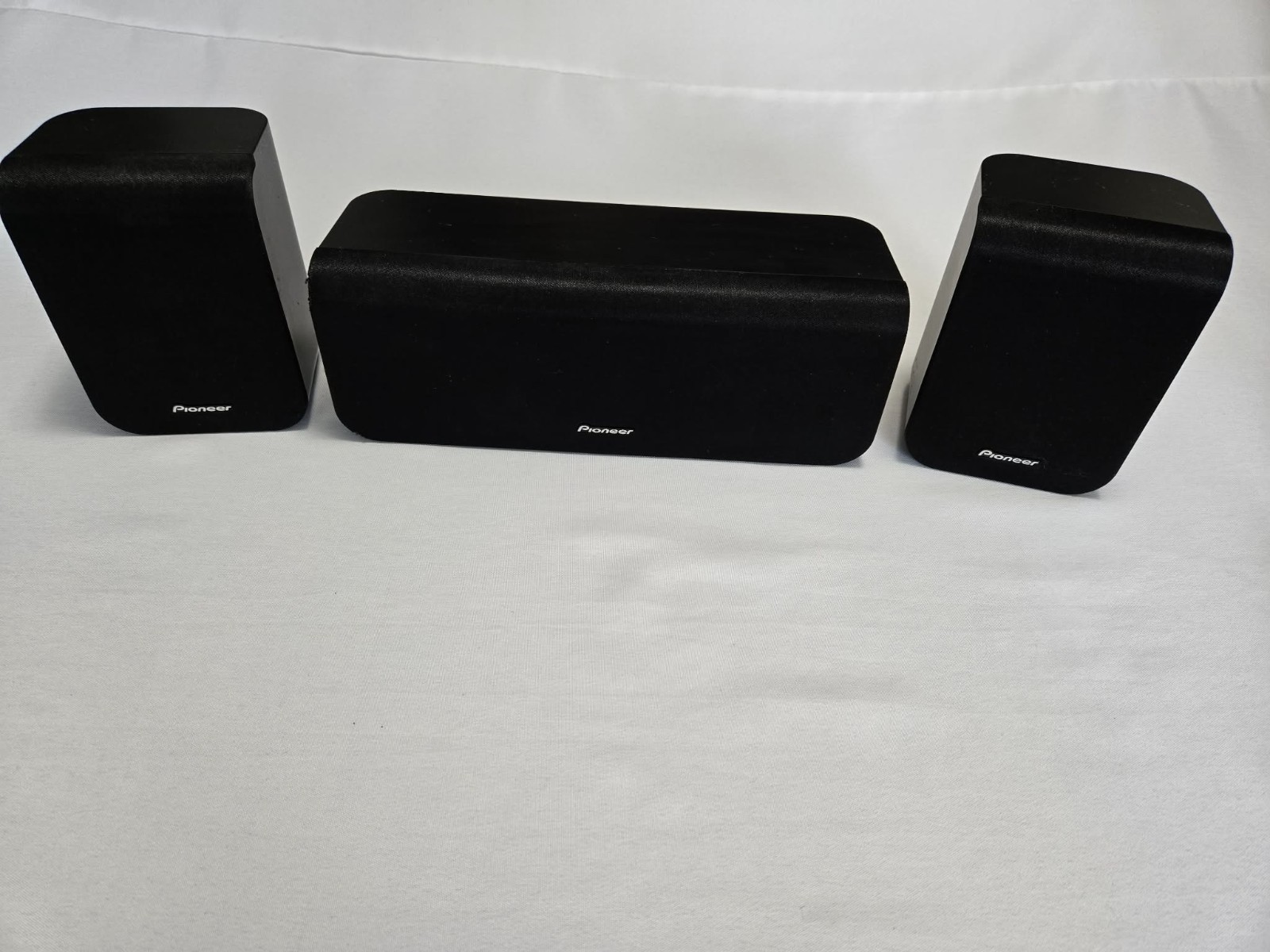 (3) Speaker Set  S-fcrw2900-k - Black - Tested & Working