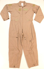 Flight Suit Flyers Coveralls 50 R Tan US Army USAF USN Class 2 Type I FR CWU-27P