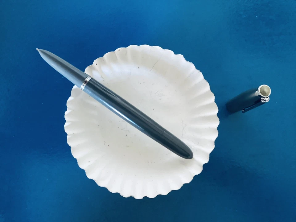 Modelo Parker 51 vintage de 1941-48 gris marino vacío Foto 4 de 4