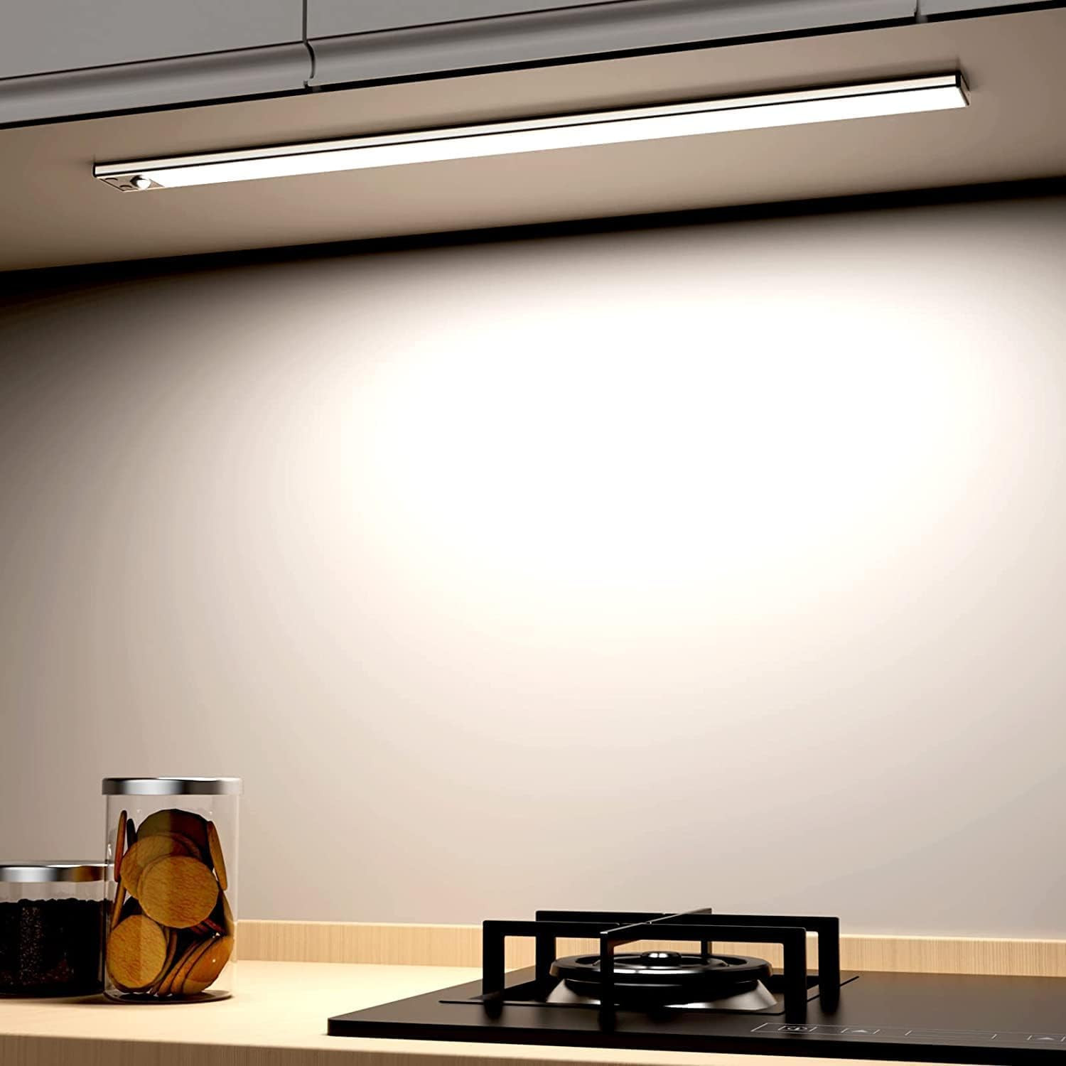 OUILA Luce Armadio LED, Armadio Led Con Sensore Di Movimento, 41CM Magnetica Ric