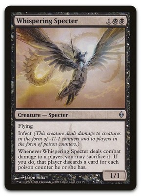 Whispering Specter #77 (NM) New Phyrexia NPH Magic MTG