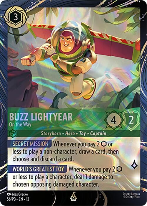 Buzz Lightyear-On the Way 56 Disney Lorcana Promo Cards for sale