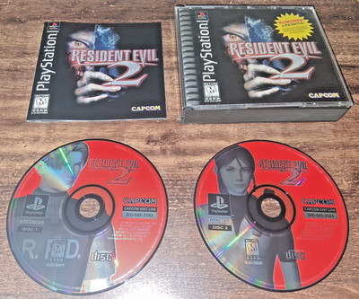 Resident Evil 2 PS1 CIB Complete 2 Disc Set Tested Sony PlayStation 1 Capcom RE2