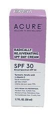 Acure Radically Rejuvenating SPF 30 Day Cream, 1.7 fl oz - FREE SHIPPING