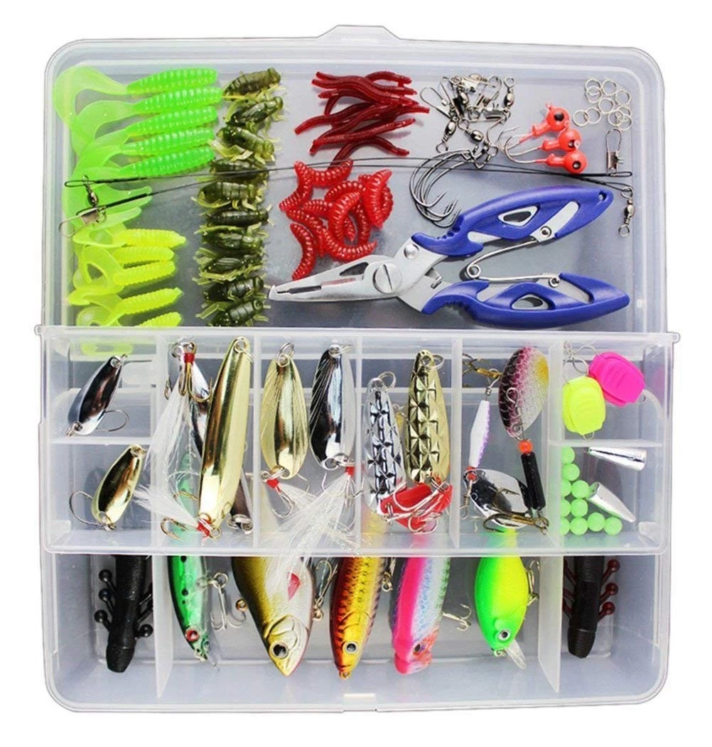 Esca Artificiale Seaspin Bikoa 5" - 8 Pezzi - Per Pesca A Spinning A Persico, Spigola E Black Bass