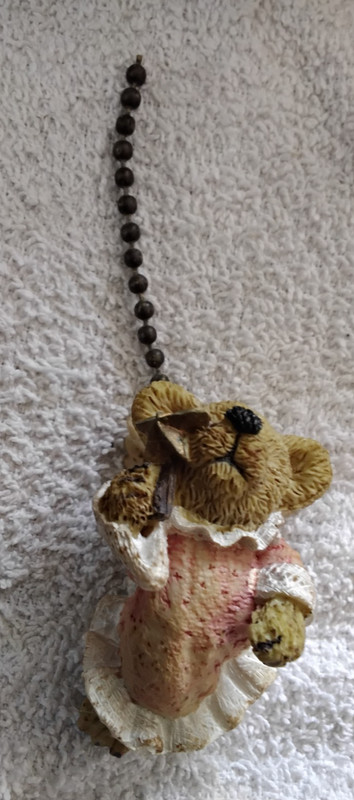 CUTE FEMALE TEDDY ANGEL ORNAMENT -