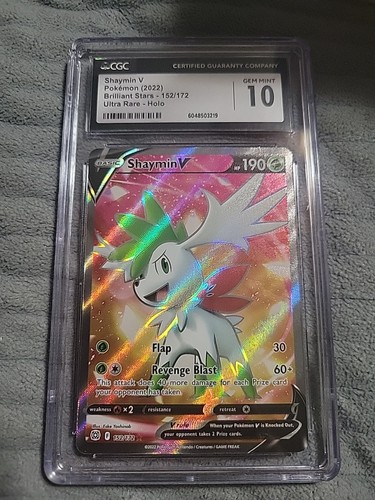 Shaymin V graded CGC 10 for sale on eBay