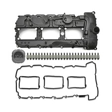 MITZONE N55 Engine Valve Cover with Gasket Bolts Kit  Oil Cap for BMW 2010-2...