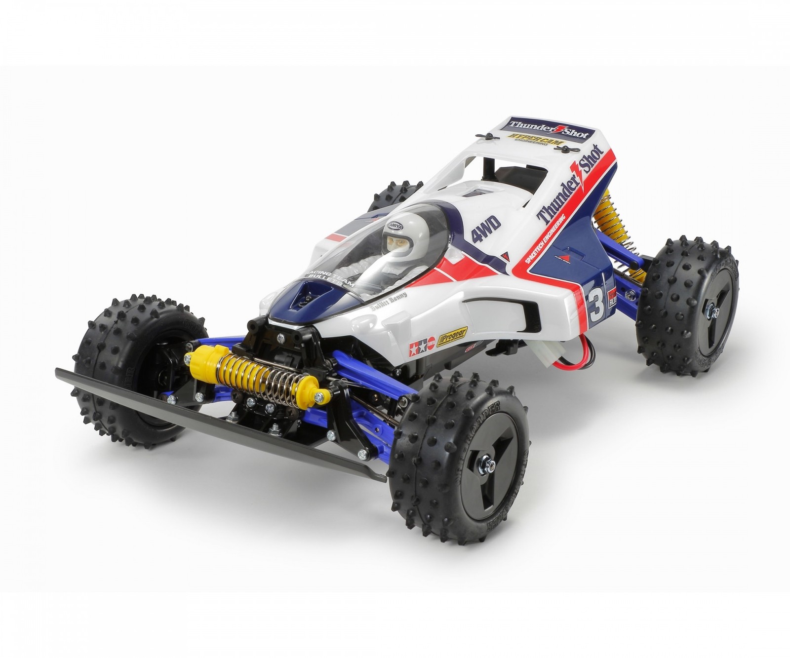 Buggy Thunder Shot 2022 Tamiya avec transmission 4WD et amortisseurs hydrauliques