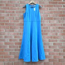 Loft Ponte Seamed Tank Midi Dress Blue Size 6