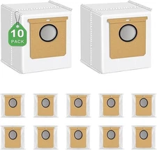 10 Pack Replacement Dust Bag Compatible with Eufy L50, L60, L60 SES