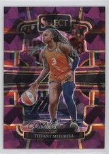 2024 Panini Select WNBA Concourse Purple Ice Prizm 25/149 Tiffany Mitchell 00zd
