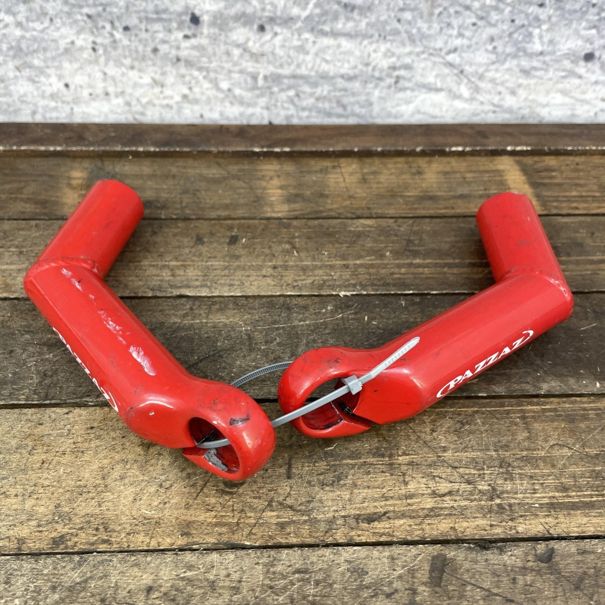 Vintage Pazzaz Mountain Bike Bar Ends Red Alloy 185g Pair 5in MTB