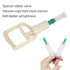 Finger Cupping Device Vacuum Suction Promote Circulation 2 Cups 2 Rings Manu KIT