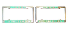 Part Lpf56 - 1956 Ford T-bird License Plate Frame Pair New Part Lpf56 - 1956 Ford T-bird License Plate Frame Pair New