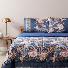 Trapunta MATRIMONIALE Bassetti GRANFOULARD in raso di puro cotone VERONA Var.B1