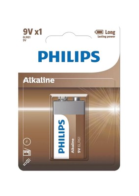 PHILIPS Pila alcalina gama eco 1U 9V