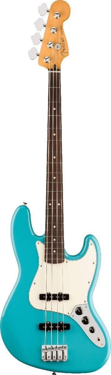 Fender Player II Jazz Bass Maple Fingerboard Aquatone Blue Used with Soft Case