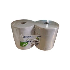  Industrial Wipes Roll Extra Large 2-Ply White (Case of 2) Lucart 851397 (O4)