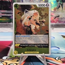S-Snake OP13-114 R Foil Carrying On His Will One Piece TCG NM/M