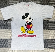 Vintage 80s Walt Disney World Mickey Mouse T-shirt Size Small READ description.