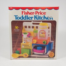 1986 Fisher-Price Toddler Kitchen No. 1008 Complete in Box