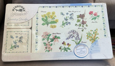 Vintage Ringtons Country Garden Melamin 12 Stück Tischset & Untersetzer Set Neu