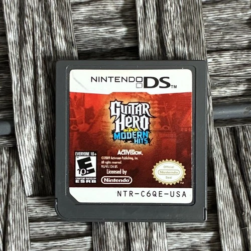 Nintendo DS Guitar Hero Modern Hits Cartridge Only Cleaned & Tested
