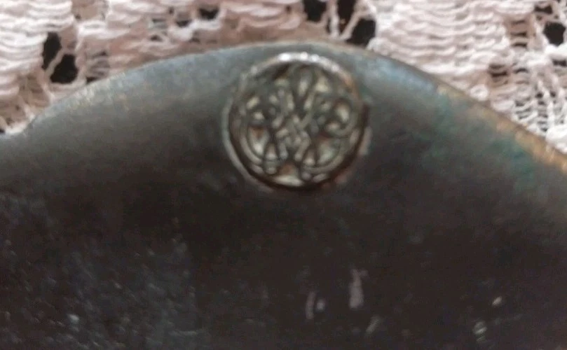 Vtg 1974 Bergamot Brass Works Belt Buckle Dragon Foo Dog Tiger Eye Stone - Image 4 of 4