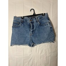 Vintage Bill Blass High Waisted Denim Cutoff Shorts Womens Size 14 Medium Wash