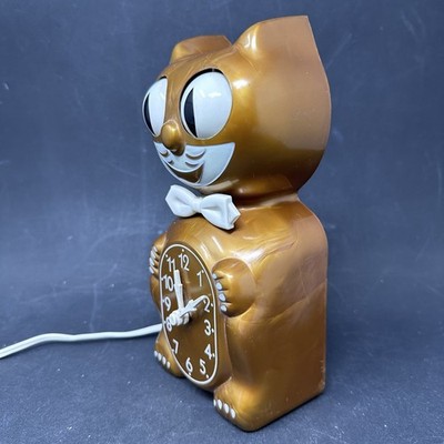 希少Vintage CCLogoBackpackY2K ギャル アーカイブレザー Kit-Cat Klock 1960's - Model D8 - Copper - Missing Tail - Works