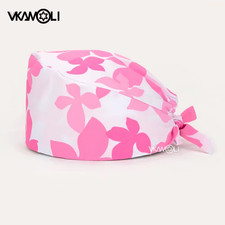 Adjustable Cartoon Nurse Hat Surgical Scrub Cap, Vet scrub cap