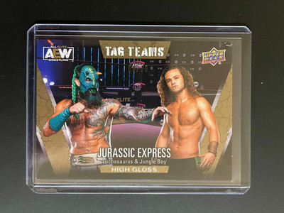 AEW 2021 Jurassic Express High Gloss /10 Upper Deck First Edition