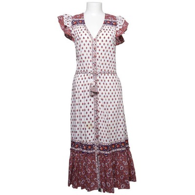 Veronica Beard, Maxikleid, Größe: M, Rot/Weiß/Mehrfarbig, Baumwolle, Damen #0rK