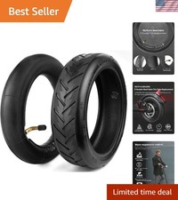 8.5 Inch Tire Tube Bent Valve 50/75-6.1 Scooter Rear Tire Replacement for Got...