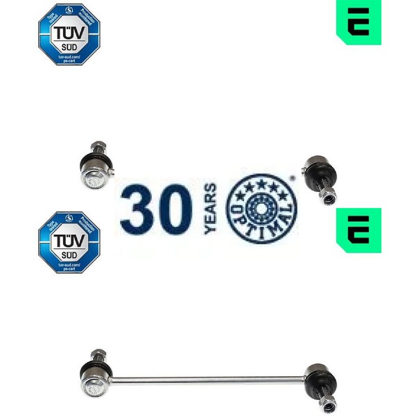 2X Stange/Strebe FüR Stabilisator Optimal G7-1000 2 PendelstüTzen Stabi-image