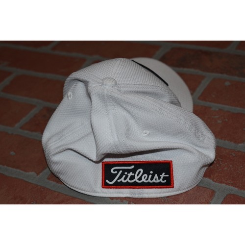 Titleist Footjoy Pro V1 Masters Hat Golf Fitted Size M/L Flex White - Picture 5 of 7